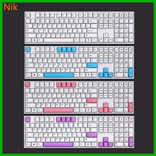 ปุ่มกดคีย์บอร์ด 143 คีย์ PBT สีย้อม สําหรับคีย์บอร์ดเกมมิ่ง