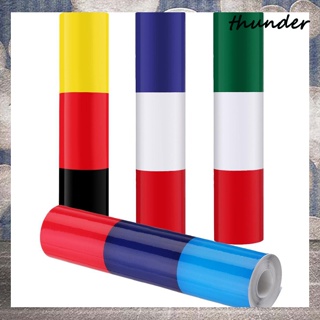 Thunder สติกเกอร์ลายทาง 3 สี สําหรับติดตกแต่งรถยนต์