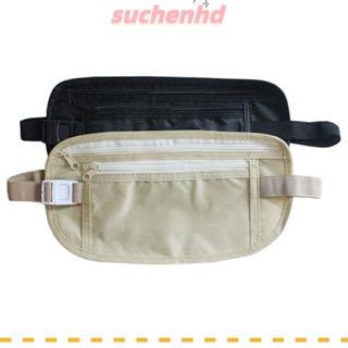 Suchenhd กระเป๋าคาดเอว บางเฉียบ ป้องกันการโจรกรรม ใกล้เคียงกับร่างกาย กระเป๋ากีฬา