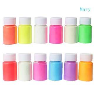 Mary ชุดสีเรซิ่นเรืองแสงในที่มืด 12 สี