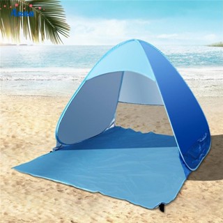 【Anna】Big Sand Pockets Coated Polyester For Beach Camping Outdoor Tent UV 50+