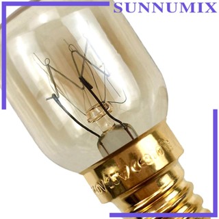 [Sunnimix] 2 ชิ้น อุณหภูมิสูง 300°หลอดไฟแก้วคริสตัล 2700K สําหรับเตาอบไมโครเวฟ