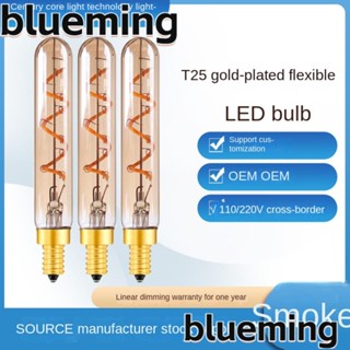 Blueming2 หลอดไฟ LED T25 E14 E12 2W 2200K สีขาวอบอุ่น สําหรับตกแต่งบ้าน