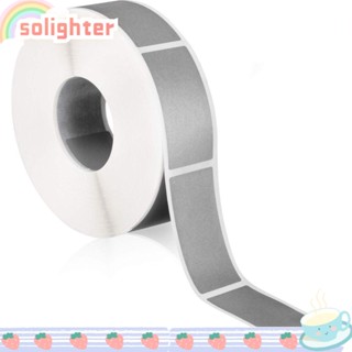 Solighter ม้วนเทปสติกเกอร์ ทรงสี่เหลี่ยมผืนผ้า 1000 ชิ้น