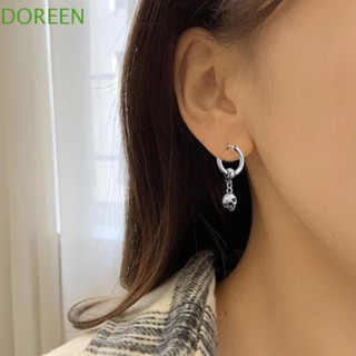 Doreen ต่างหูห่วง สเตนเลส สไตล์พังก์ ไม่ต้องเจาะผนัง ของขวัญ แฟชั่นสําหรับผู้ชาย ผู้หญิง