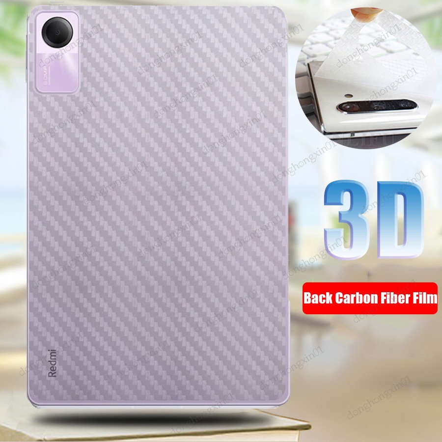 ฟิล์มกันรอยหน้าจอ คาร์บอนไฟเบอร์ แบบนิ่ม สําหรับ Xiaomi Pad 6 6 Pro 11 นิ้ว 5 Pro 12.4 นิ้ว Redmi Pad 2022 10.61 11 นิ้ว