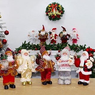 Christmas_ เครื่องประดับตกแต่งเทศกาลคริสต์มาส รูปซานต้าน่ารัก เหมือนจริง