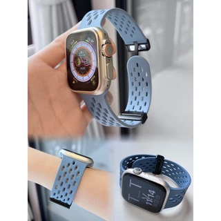 Magnetic Breathable สายรัดซิลิโคนสําหรับ Xiaomi Redmi Watch 5 Active SmartWatch สายคล้องคอสายรัดข้อมือสําหรับ Redmi Watch5 Lite Active สร้อยข้อมือ