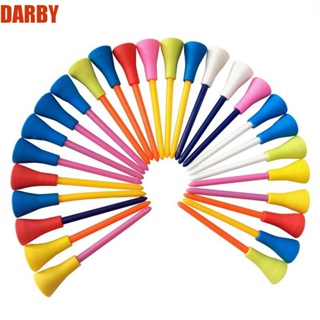 Darby ที่ตั้งลูกกอล์ฟ แบบพกพา คละสี 42 มม. 54 มม. 70 มม. 50 ชิ้น ต่อล็อต