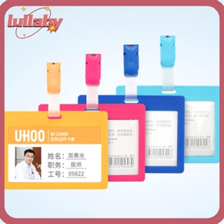 Lullaby กระเป๋าใส่บัตร อเนกประสงค์ พร้อมคลิปหนีบ สําหรับหมอ พยาบาล สํานักงาน โรงเรียน