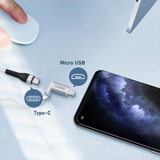 อะแดปเตอร์หุ่นยนต์ RT-OTG01 Otg Micro To Type-C ขนาดเล็ก แบบพกพา