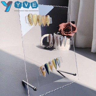 Yve แผ่นบอร์ดอะคริลิคใส สําหรับโชว์อุปกรณ์ตกแต่งเล็บ