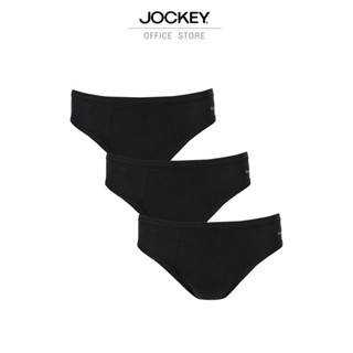 JOCKEY ELANCE BIKINI X3 ชุดชั้นในชาย รุ่น KU 5035 แพ็ค 3 ตัว สีดำ