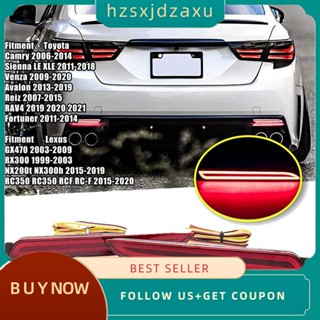 【hzsxjdzaxu】ไฟตัดหมอกท้ายรถยนต์ Led สําหรับ Toyota Camry Sienna Avalon RAV4