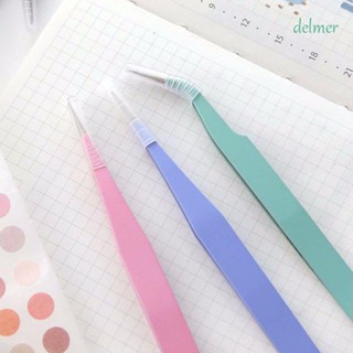 Delmer แหนบสเตนเลส สําหรับสมุดโน้ตบุ๊ก|สี