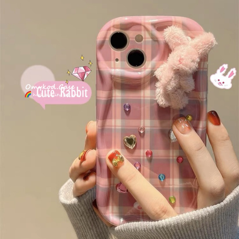 เคสป้องกันโทรศัพท์มือถือ แบบนิ่ม ลายการ์ตูนกระต่าย สําหรับ Samsung A15 A05 A05s A14 A13 A12 A53 A04 A52 A51 A54 A23 A22 A32 A50 A30S A30 A04S A04E