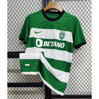 เสื้อกีฬาแขนสั้น ลายทีมชาติฟุตบอล Lisbon 23-24 ชุดเหย้า สําหรับผู้ชาย