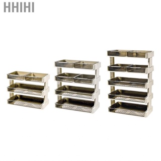 Hhihi Kitchen Countertop Organizer  Detachable Plastic  White Sturdy Structure Multifunctional  Rack for Bathroom