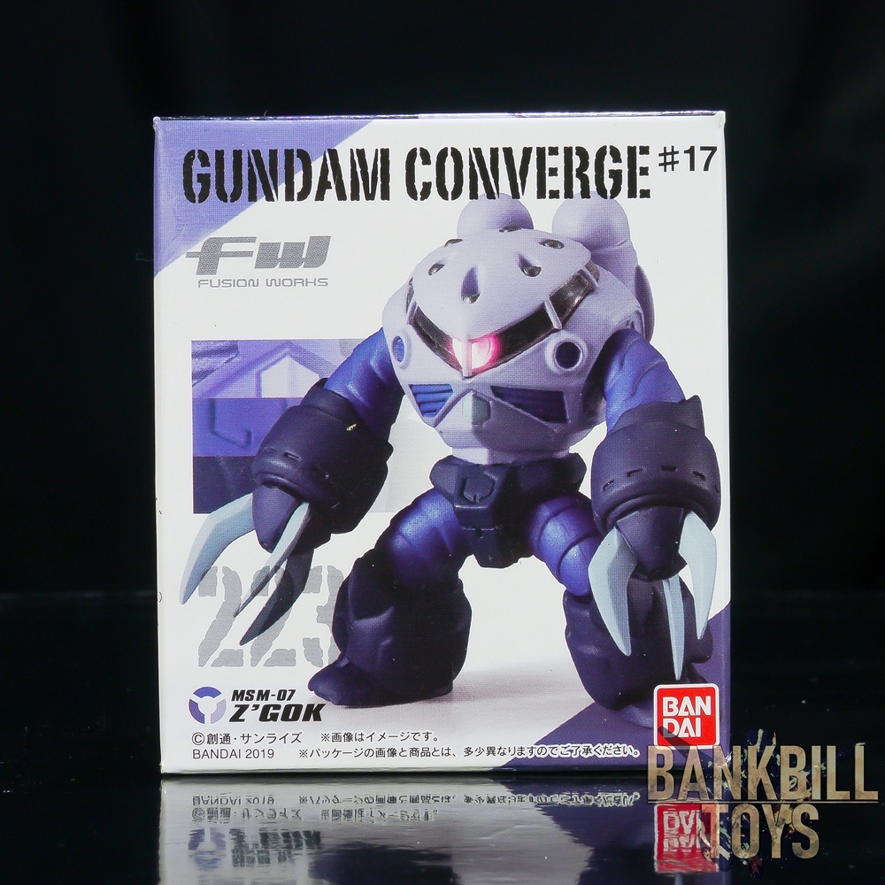 กันดั้ม Bandai Candy Toy FW Gundam Converge #17 No.223 MSM-07 Z'Gok