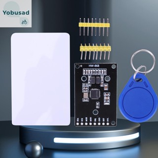 [Yobusad.th] โมดูลเหนี่ยวนําการ์ด IC RC522 RF 13.56MHZ สําหรับเขียนกุญแจ