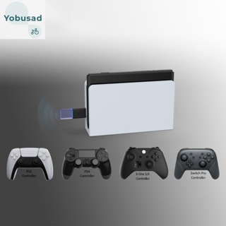 [Yobusad.th] อะแดปเตอร์รับสัญญาณเกมแพด บลูทูธ สําหรับ Nintend Switch