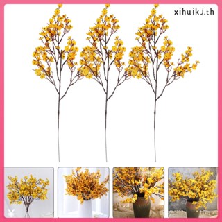 Xihuikj ดอกไม้ประดิษฐ์ ยิปโซปลอม หรูหรา สําหรับตกแต่งบ้าน