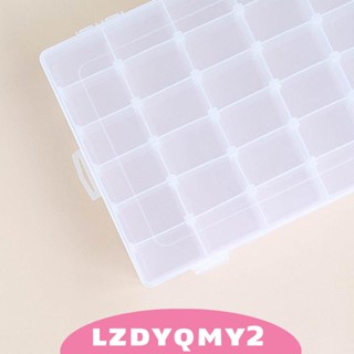 [Lzdyqmy2] ด้ายใส แบบพกพา พร้อมช่อง ปรับได้ สําหรับจัดเก็บเครื่องประดับ