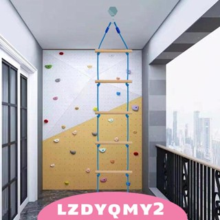 [Lzdyqmy2] บันไดเชือกปีนเขา พร้อมสายคล้อง 6 ส่วน สําหรับเด็ก