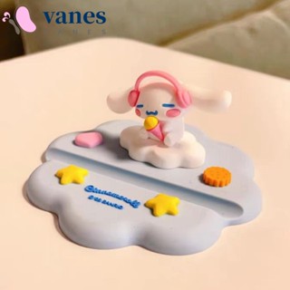 Vanes1 ขาตั้งโทรศัพท์มือถือ PVC พลาสติก แบบนิ่ม ลายการ์ตูน Kuromi Cinnamoroll สําหรับวางแท็บเล็ต