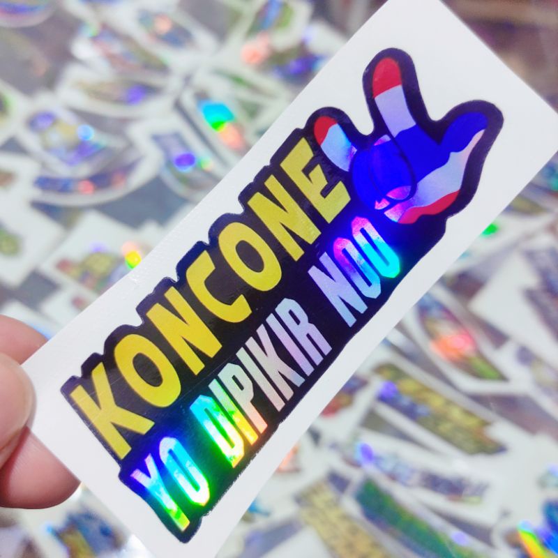 สติ๊กเกอร์ Concone yo ในหน้า noo