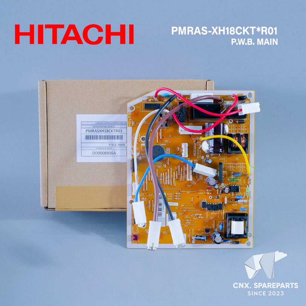 PMRAS-XH18CKT*R01 แผงวงจรแอร์ Hitachi แผงบอร์ดแอร์ฮิตาชิ บอร์ดคอยล์เย็น รุ่น RAS-XH18CKT, RAS-PH18CLT, RAS-KH18CLT