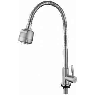 GlobalHouse Karat ก๊อกซิงค์เดี่ยวติดบนเคาน์เตอร์แบบงวงอิสระป…