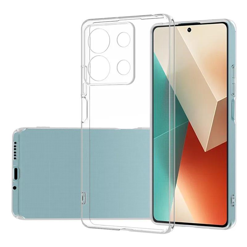 เคสโทรศัพท์มือถือ ซิลิโคนนิ่ม ใส กันรอยเลนส์กล้อง บางมาก สําหรับ Xiaomi Redmi Note 13 Pro Plus Redmi Note13 13PRO