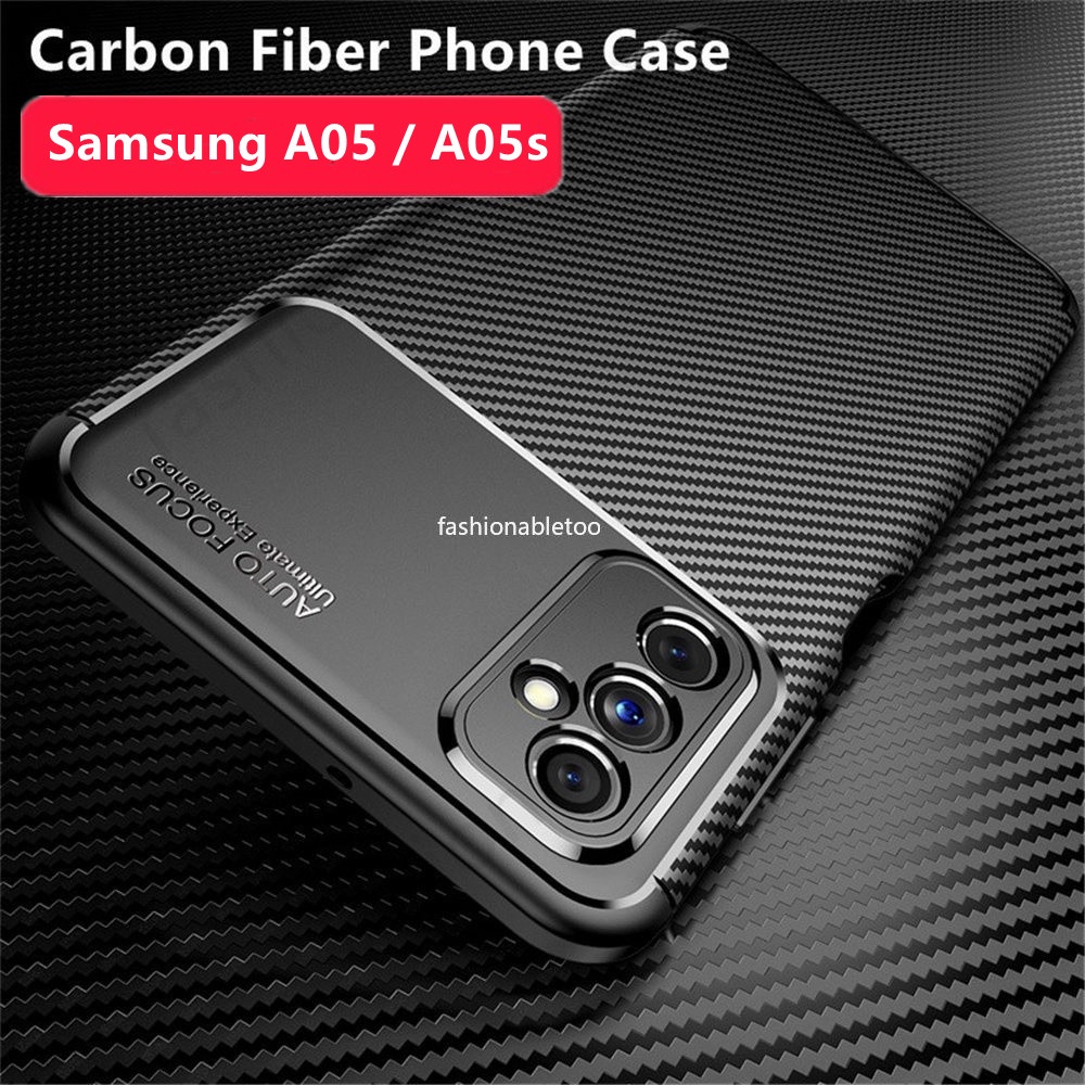 เคสโทรศัพท์ ซิลิโคนนิ่ม คาร์บอนไฟเบอร์ ผิวด้าน กันกระแทก สําหรับ Samsung Galaxy A05 s A05s A 05s A15 A25 A35 A55 A 15 A 25 A 35 A 55 SamsungA05s SamsungA15 2023
