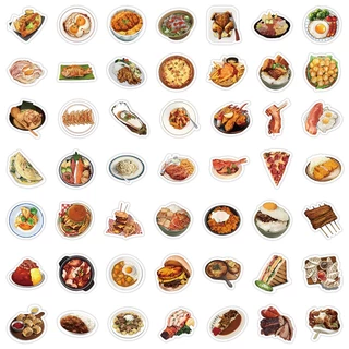 อร่อยสมจริงจานอาหารสติกเกอร์100ชิ้น,กราฟฟิตีสติกเกอร์กันน้ําสติ๊กเกอร์,หมวกกันน็อคจักรยานกรณีดินสอบัญชีมือ