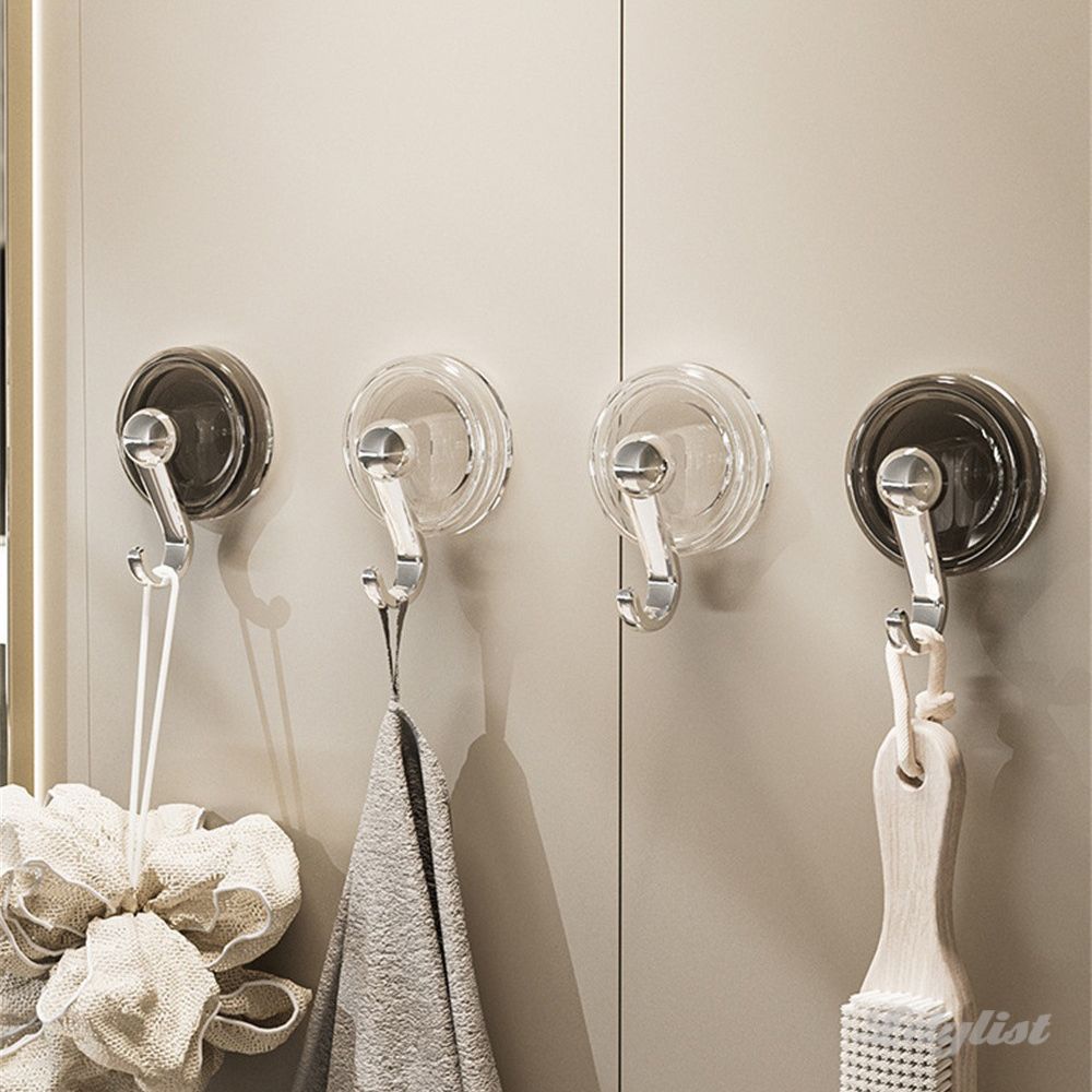 รายละเอียดสินค้า แก้วดูดแขวนผนัง CLEAR Air ดูดคัพ Hook สูญญากาศที่มีประสิทธิภาพ Punch-ฟรีผู้ถือฟรีตะขอกาวผ้าเช็ดตัวห้องครัวห้องน้ำ Hook