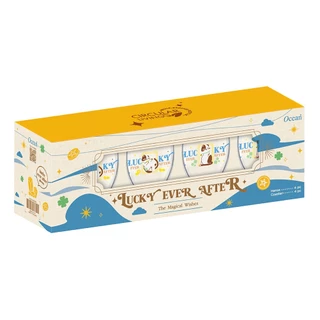 Ocean - ชุดของขวัญ แก้วน้ำและที่รองแก้ว The Magical Wishes Drinking Set 300 ML - Neko Fortune (pack of 4)
