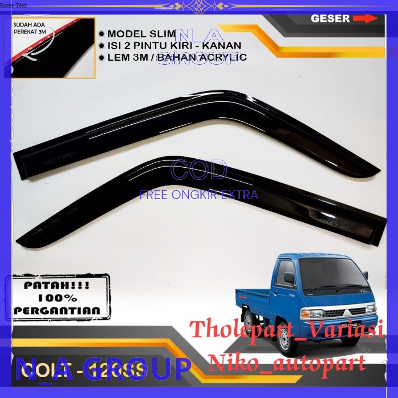 COLT 120SS ชุดรางน้ํา 2 ประตู Full Slim