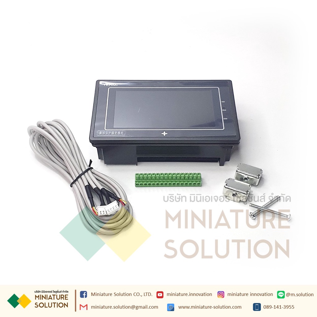 YKHMI PLC FX IN HMI 2IN1 Controller PLC YKHMI MM 4 inch จอ HMI รวมกับ PLC (2NTC10K)(4AD10V)(2DA10V)(