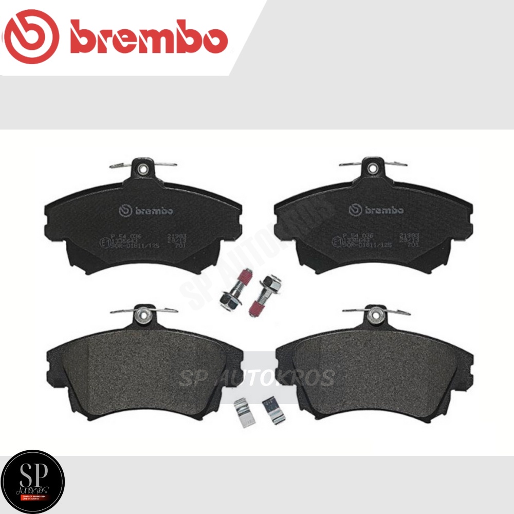 BREMBO ผ้าดิสเบรคหน้า VOLVO S40 I, V40 I (1.6 1.8 1.9 2.0)   P54 036B