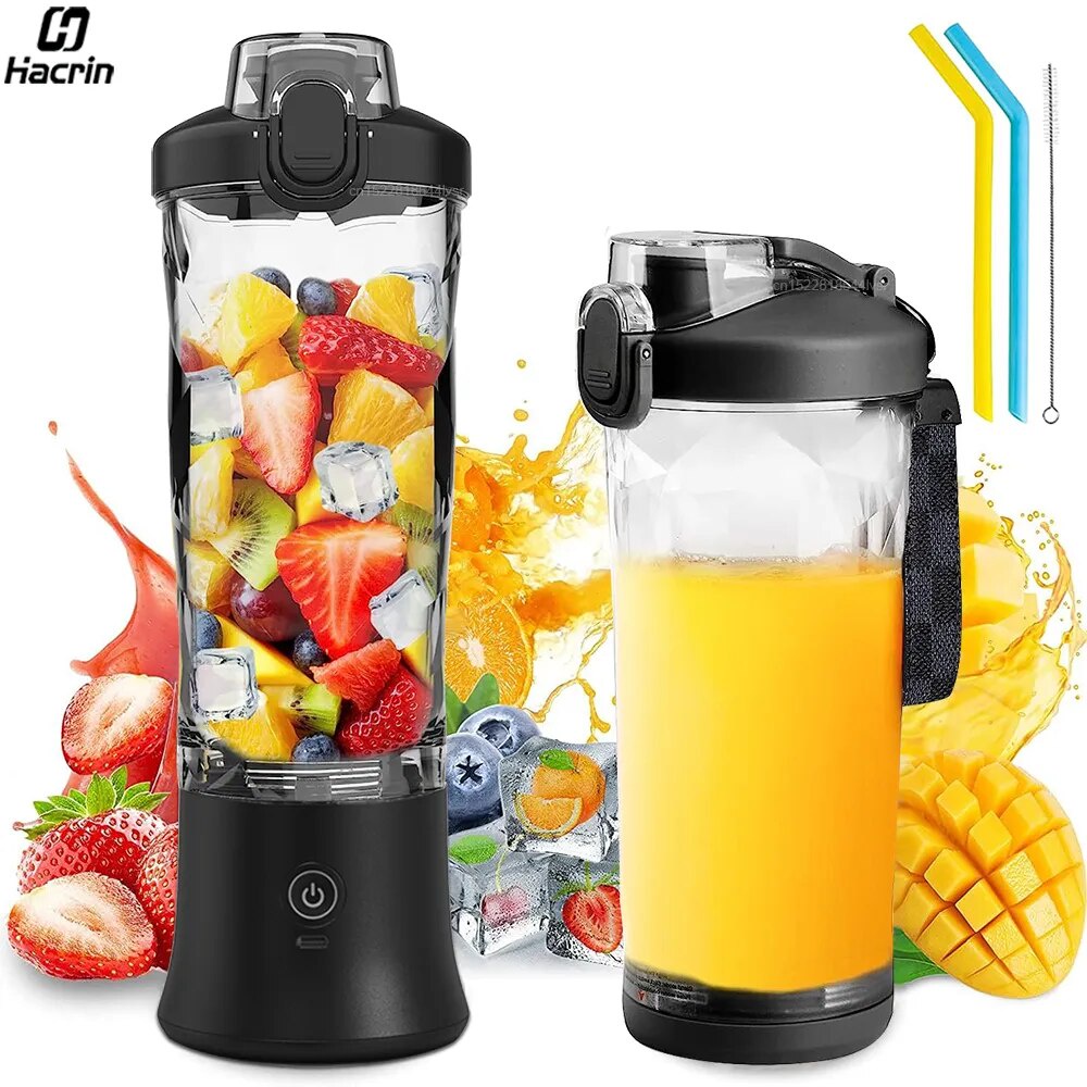 Portable Blender Smoothies Mini Portable Fresh Juice Blender Rechargeable Portable Blender For Smoot