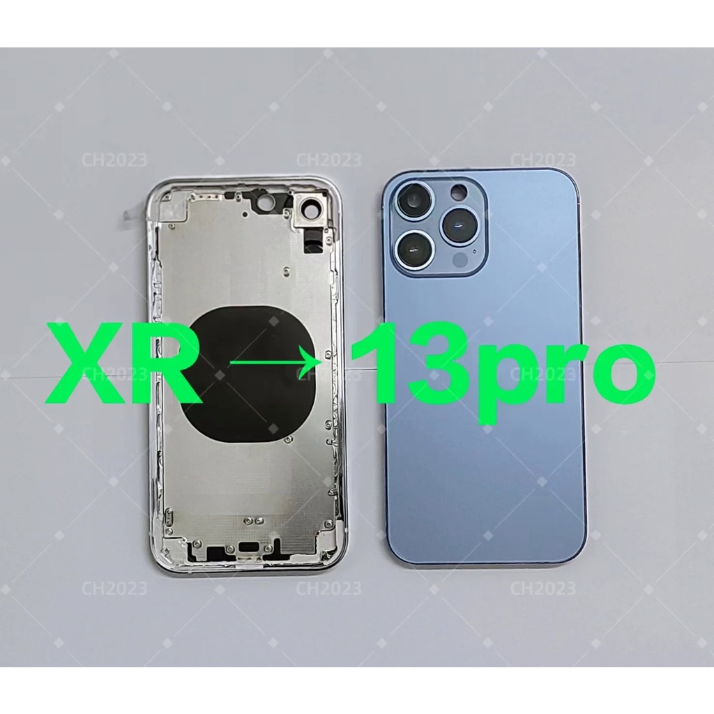 เคสด้านหลัง และกรอบกลาง แบบเปลี่ยน สําหรับ XR Housing like 13pro XR to 13pro XR upto 13 Pro