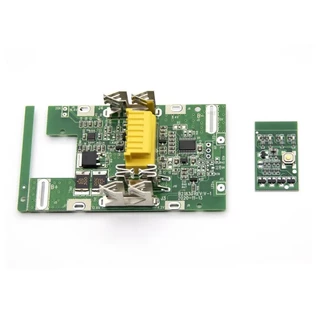 18650 แบตเตอรี่กล่องสำหรับ Makita 18V พร้อมแผงวงจร PCB ไฟ LED (ไม่มีแบตเตอรี่) เครื่องมือ BL1850 BL1830 ชุดกล่องแบตเตอรี่