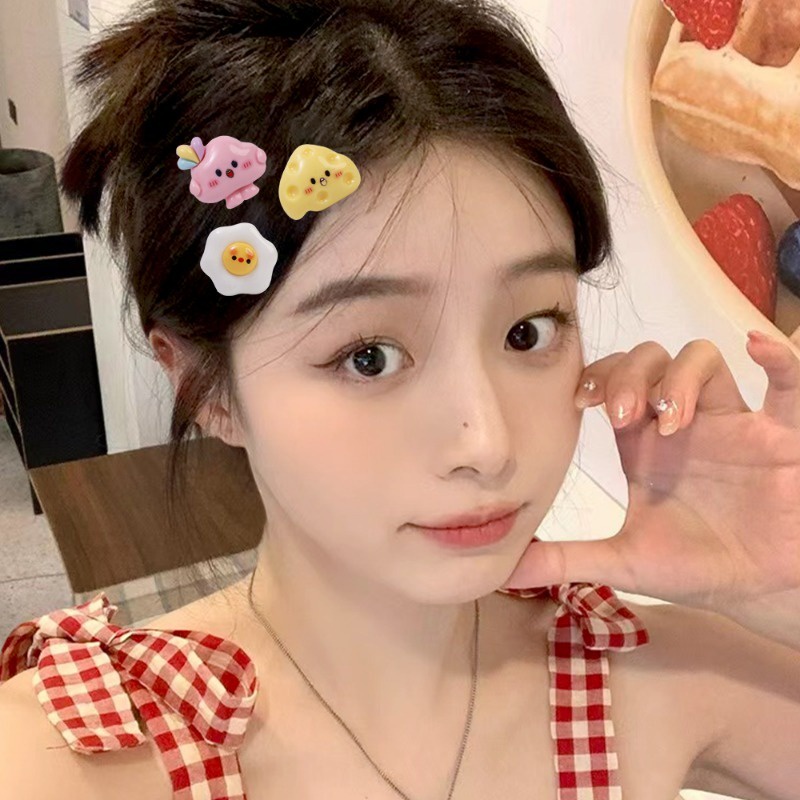 กิ๊บติดผม รูปการ์ตูนชีส สีส้มน่ารัก ขนาดเล็ก สีสันสดใส เครื่องประดับ สําหรับเด็กผู้หญิง จํานวน 1 ชิ้น