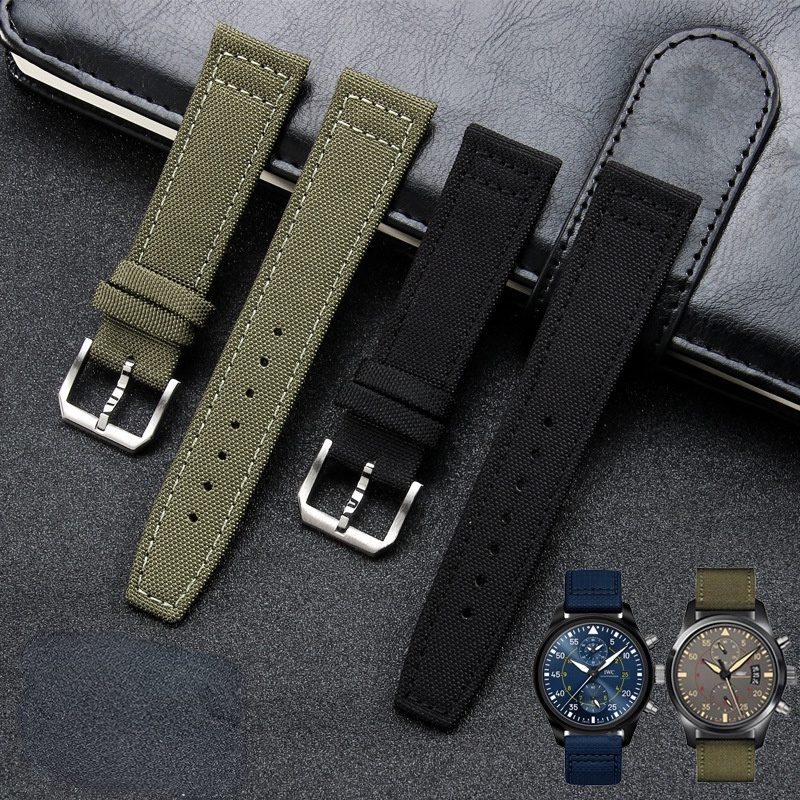 สายนาฬิกาข้อมือไนล่อน 20 มม. 21 มม. 22 มม. สําหรับ IWC National PortoFino Pilot Portugal