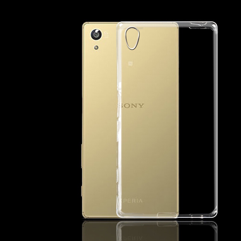SONY เคสTPUนุ่มใสสําหรับSony Xperia Z5 Compact Premium PlusซิลิโคนสําหรับSony Xperia Z4 Z3 XZ2 XZ3 X