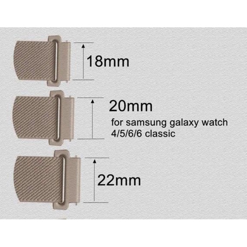 สายนาฬิกาข้อมือไนล่อนถัก 18 20 22 มม. สําหรับ Samsung Galaxy Watch 4 6 40 มม. 44 มม. 6 Classic 43 47 มม. 5 Pro 45 มม. Huawei GT 2