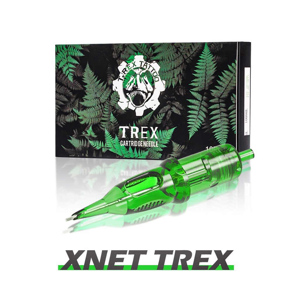 Xnet TREX 20 ตลับหมึกสัก ปลอดเชื้อ และปลอดภัย 0.25 มม. 0.30 มม. 0.35 มม. ซับใน ทรงกลม มืออาชีพ RL ตลับหมึก แบบใช้แล้วทิ้ง