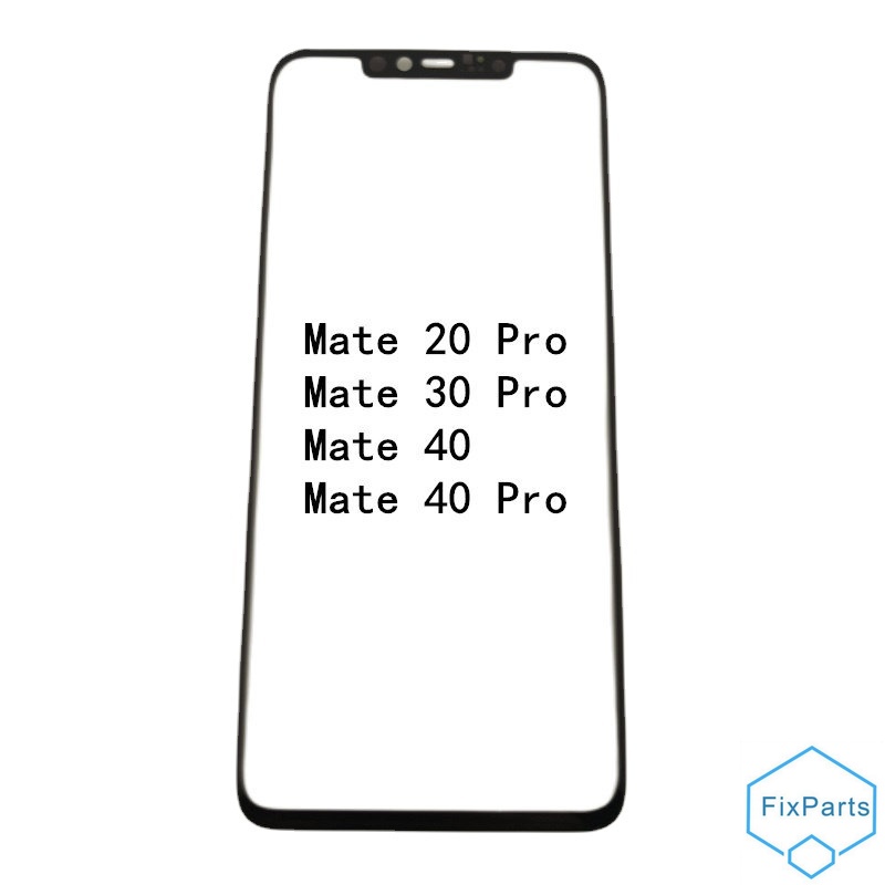 อะไหล่หน้าจอสัมผัส LCD ด้านหน้า และกระจก แบบเปลี่ยน สําหรับ Huawei Mate 20 30 40 Pro