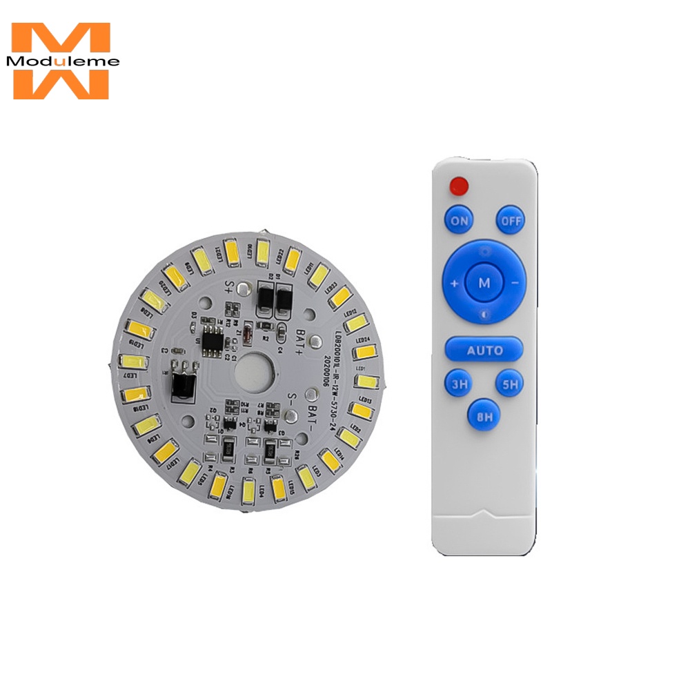 แผงโคมไฟเพดาน พลังงานแสงอาทิตย์ ทรงกลม 3.2V 3.7V LED 12W สองสี พร้อมรีโมตคอนโทรล สําหรับสวน